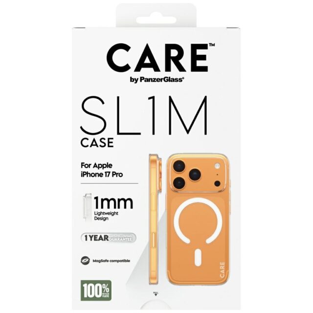Case CARE by PanzerGlass SL1M MagSafe for iPhone 17 Pro transparent - imagine 5