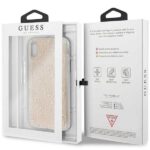 Guess GUHCPXPCU4GLGO iPhone X/Xs gold hard case 4G Glitter - imagine 5