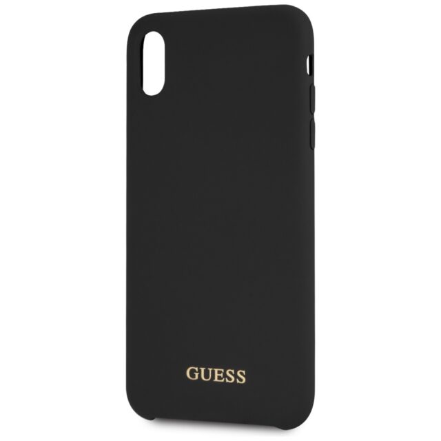 Guess GUHCI65LSGLBK iPhone Xs Max black hard case Silicone - imagine 3
