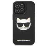 Karl Lagerfeld KLHCP13LCH3DBK 13 Pro /13 6,1" black hardcase 3D Rubber Choupette - imagine 3