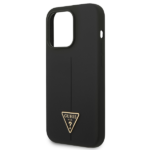 Guess GUHCP14LSLTGK iPhone 14 Pro 6,1" black hardcase Silicone Triangle - imagine 6