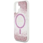 Guess HC Resin Bottom Glitter iPhone 16 MagSafe Case Pink - imagine 6
