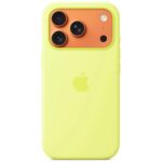 Case Apple Silicone Case MagSafe for iPhone 17 Pro yellow - imagine 2