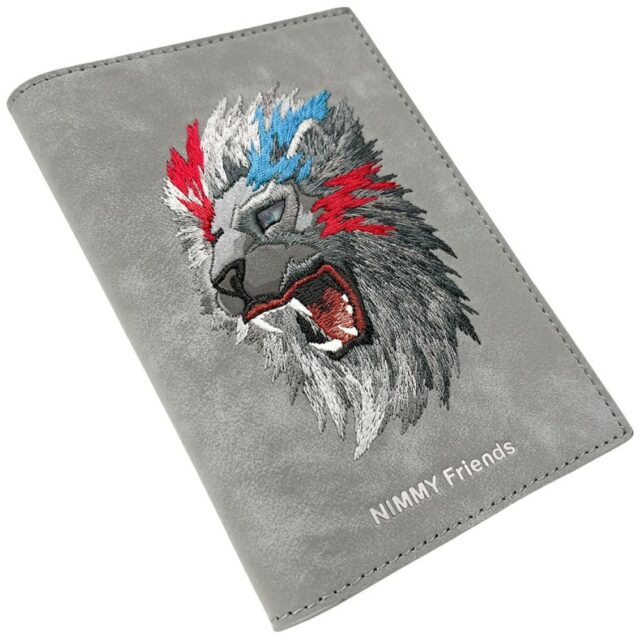 Passport case Nimmy wallet Raptor    Lion grey - imagine 5
