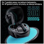 USAMS Bluetooth 5.3 TWS ENC XJ13 Series gaming earbuds wireless black BHUXJ01 (US-XJ13) - imagine 8