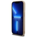 DKNY DKHCP15LPQDSLE iPhone 15 Pro 6.1"  beige Quilted Stack Logo - imagine 5