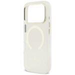 Guess Metal Outline MagSafe case for iPhone 17 Pro gold - imagine 6