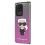 Karl Lagerfeld KLHCS69TRDFKPI S20 UltraG988  pink Karl Ikonik - imagine 2