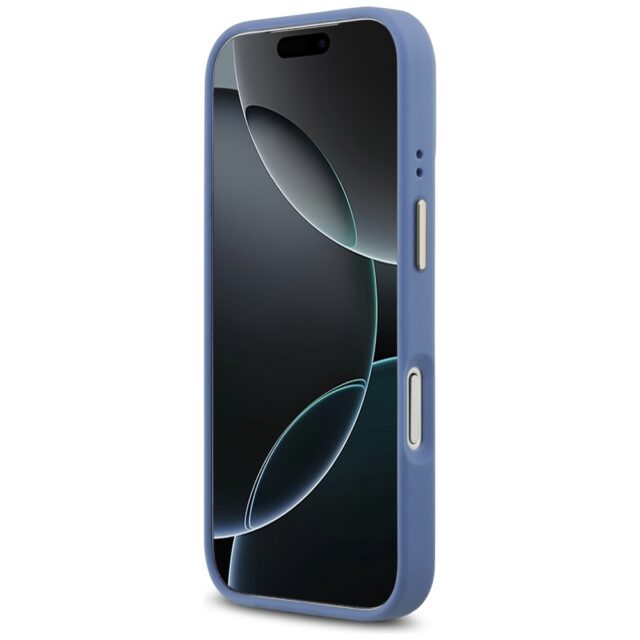 Case Guess 4G Strass Logo MagSafe for iPhone 17 Pro blue - imagine 5