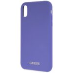 Guess GUHCI61LSGLUV iPhone Xr purple hard case Silicone - imagine 3