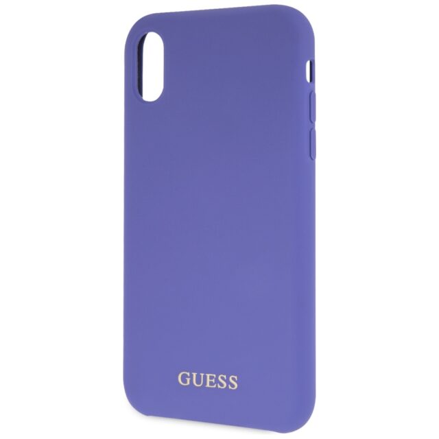 Guess GUHCI61LSGLUV iPhone Xr purple hard case Silicone - imagine 3