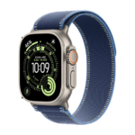 Watch Apple Watch Ultra 3 (2025) 5G 49mm Natural Titanium Case with Trail Loop M/L - Blue/Bright Blue