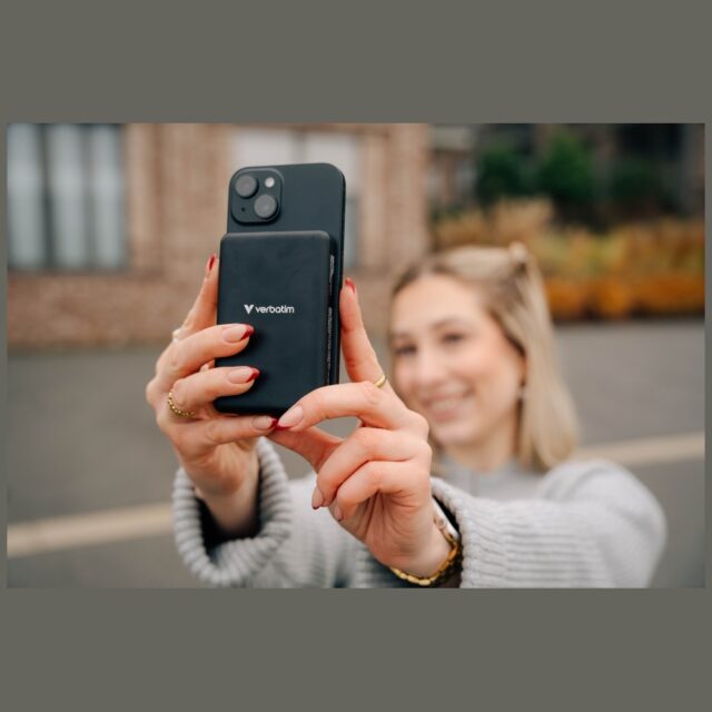 Powerbank Verbatim Charge n Go Essentials 10000mAh Magnetic Wireless black 32227 - imagine 7