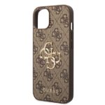 Guess GUHCP15S4GMGBR iPhone 15 / 14 / 13 6.1" brown hardcase 4G Big Metal Logo - imagine 6