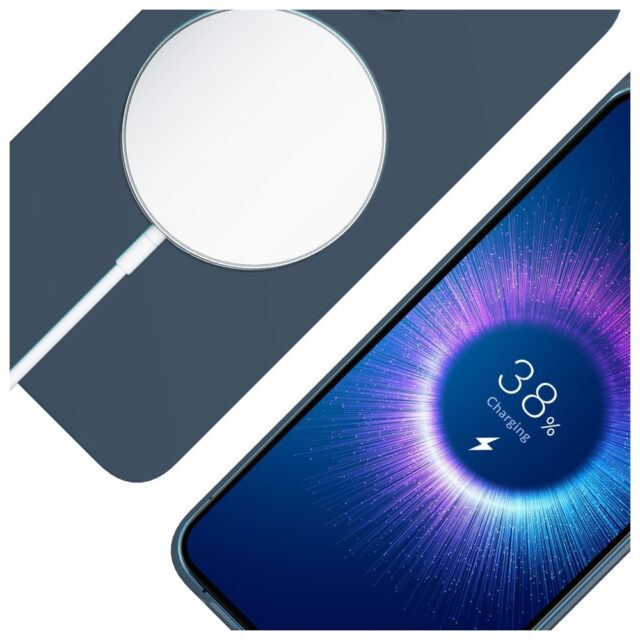 3MK Hardy MagSilicone Case for Apple iPhone 15 Pro Max Blue - imagine 5