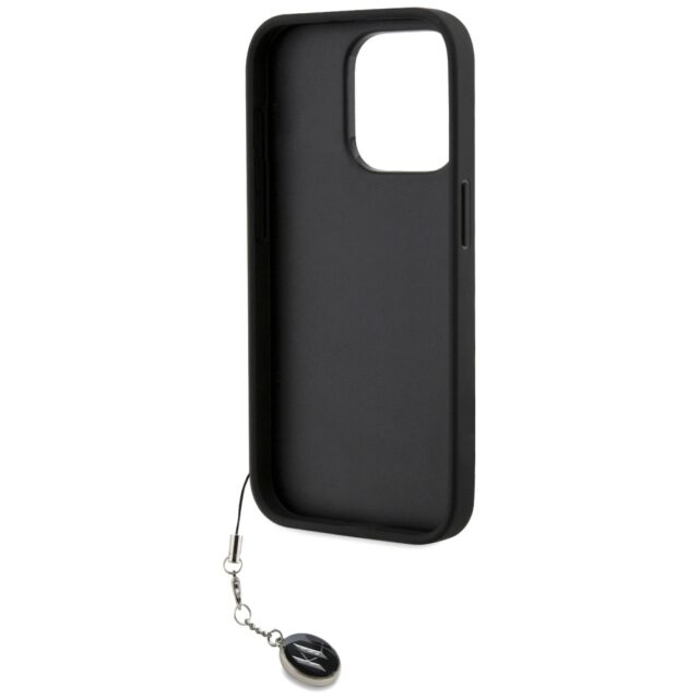 Karl Lagerfeld KLHCP15LPSAKDGCK iPhone 15 Pro 6.1" black hardcase Saffiano Rhinestones & Charm - imagine 7
