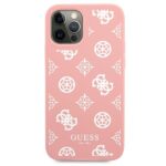 Guess GUHCP12MLSPEWPI iPhone 12/12 Pro 6,1" pink hard case Peony Collection - imagine 3
