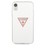 Guess GUHCI61PCUCTLWH iPhone Xr white hardcase Triangle Collection - imagine 3