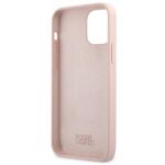 Karl Lagerfeld KLHCP12SSILTTPI iPhone12 mini 5,4" Silicone Ikonik Outline pink - imagine 7