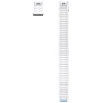 Fabric Band Strap Samsung ET-SVL31LWEGEU for Watch 7 / 6 / 5 / 4 22mm M/L white-blue - imagine 2