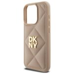 DKNY DKHCP15LPQDSLE iPhone 15 Pro 6.1"  beige Quilted Stack Logo - imagine 6