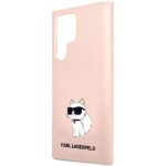 Karl Lagerfeld KLHCS23LSNCHBCP S23 Ultra S918 hardcase pink Silicone Choupette - imagine 6