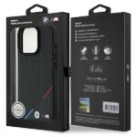 BMW BMHMP16X23PUDTK iPhone 16 Pro Max 6.9" black hardcase M Carbon Tricolor Line MagSafe - imagine 8