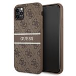 Guess GUHCN584GDBR iPhone 11 Pro 5,8" brown hardcase 4G Stripe