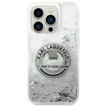 Karl Lagerfeld KLHCP14LLCRSGRS iPhone 14 Pro 6,1" silver hardcase Liquid Glitter RSG - imagine 3