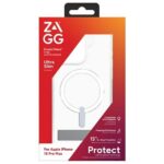 Etui ZAGG Crystal Palace Snap Kickstand  MagSafe do iPhone 15 Pro Max przezroczysty/clear - imagine 5