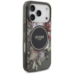 Guess IML Flowers Pearl Strap MagSafe case for iPhone 17 Pro black - imagine 4
