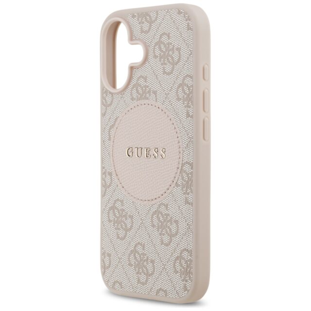 Case Guess 4G Circle Classic Logo MagSafe for iPhone 17 pink - imagine 6