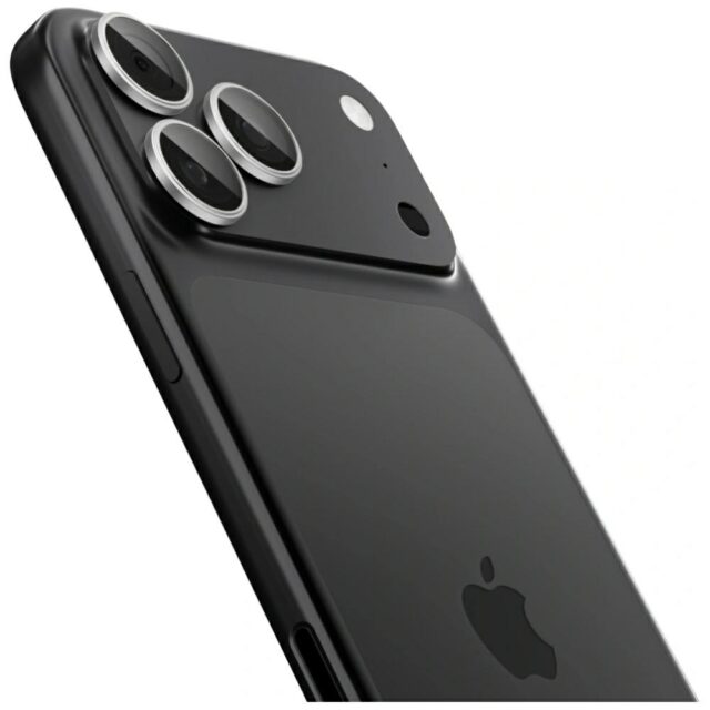 Spigen Optik Pro Glas.TR "EZ FIT" Camera Protector 2pcs for iPhone 17 Pro Max / 16 Pro / 16 Pro Max - imagine 3