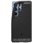 Spigen Rugged Armor Mag MagSafe Case for Samsung Galaxy S25 Ultra Matte Black - imagine 4