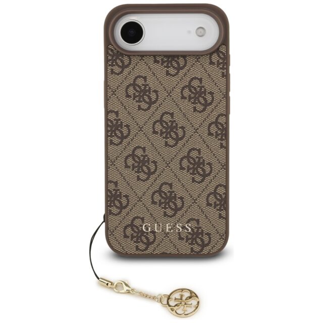 Guess 4G Charms Collection MagSafe case for iPhone Air brown - imagine 2
