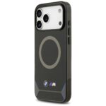 BMW M IML Metal Buttons & Logo MagSafe Case for iPhone 17 Pro Max Black / Blue - imagine 2