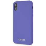 Guess GUHCI61LSGLUV iPhone Xr purple hard case Silicone - imagine 2