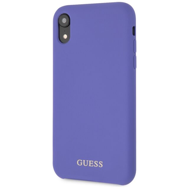 Guess GUHCI61LSGLUV iPhone Xr purple hard case Silicone - imagine 2