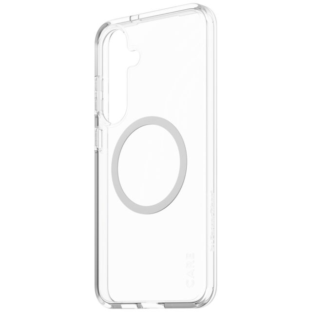 CARE by PanzerGlass Flagship Urban Combat White QI Case for Samsung Galaxy S25+ Transparent - imagine 3
