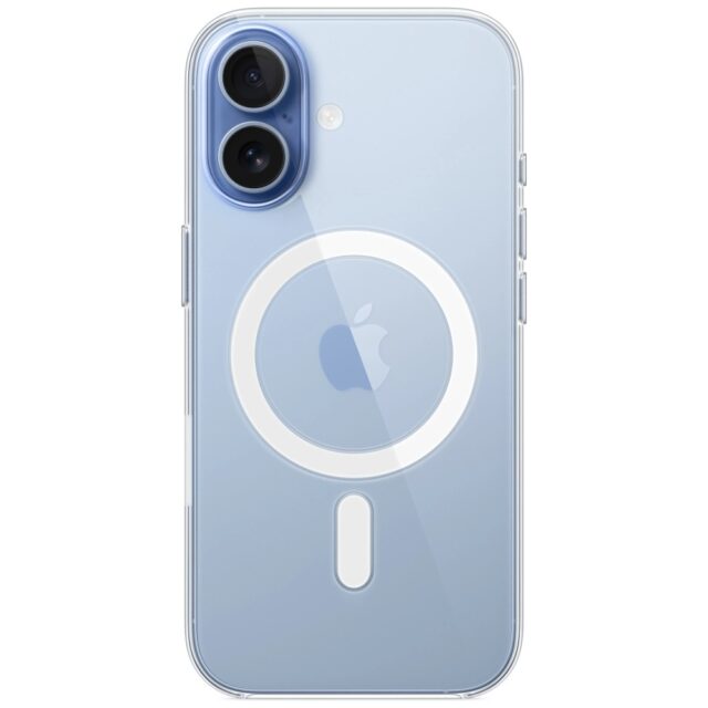 Case Apple Clear Case MagSafe for iPhone 17 transparent - imagine 4