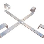 Extralink | Four arms frame for cable storage | 450 x 450 x 70mm