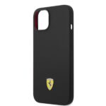 Ferrari FEHMSIP14MBK iPhone 14 Plus / 15 Plus 6.7" black hardcase Silicone Metal Logo Magsafe - imagine 6