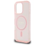 Guess GUHMP16LHFGEREP iPhone 16 Pro 6.3" pink hardcase IML Glitter Circle MagSafe - imagine 6
