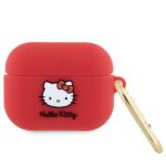 Hello Kitty HKAP3DKHSF AirPods Pro Cover Fuchsia Silicone 3D Kitty Head