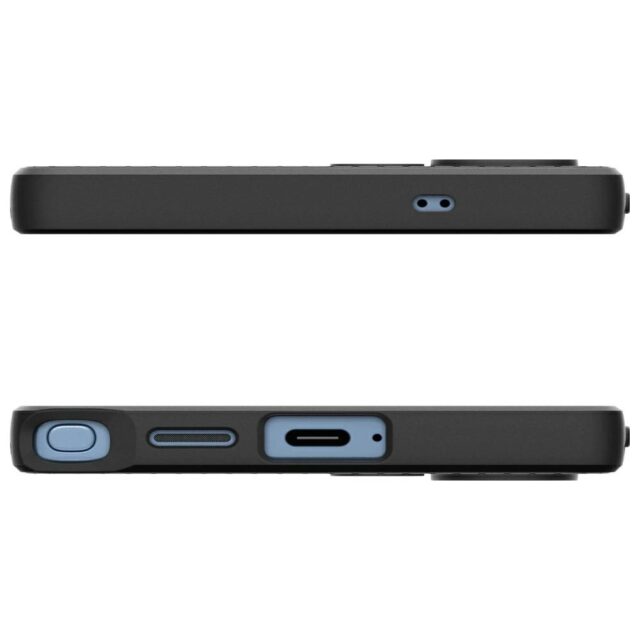 Case Spigen Liquid Air for Samsung Galaxy S25 Ultra matte black - imagine 6