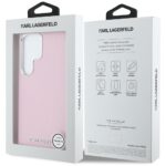 Case Karl Lagerfeld Saffiano Full Wrapped Elongated Metal Logo MagSafe for Samsung Galaxy S25 - imagine 8