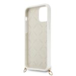 Guess GUHCP12LLSC4GWH iPhone 12 Pro Max 6,7" white hardcase 4G Gold Chain Collection - imagine 7