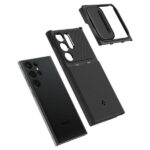 Spigen Optik Armor Sam S23 Ultra S918 black ACS05639 - imagine 10