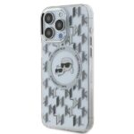 Karl Lagerfeld KLHMP15LHMCKMHT iPhone 15 Pro 6.1"transparent IML Monogram Karl&Choupet - imagine 2
