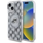 Karl Lagerfeld KLHMP15SHMCKMHT iPhone 15 6.1" transparent IML Monogram Karl&Choupette H